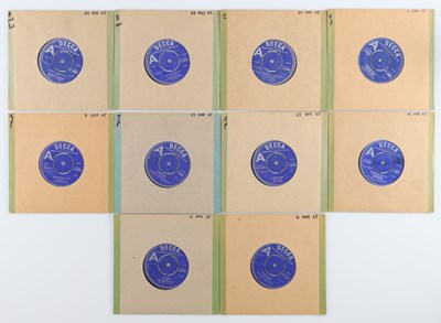 Lot 96 - UK 60'S DECCA DEMOS 7" PACK - LAURIE JAY COMBO, THE OUTSIDERS, RONNIE JONES