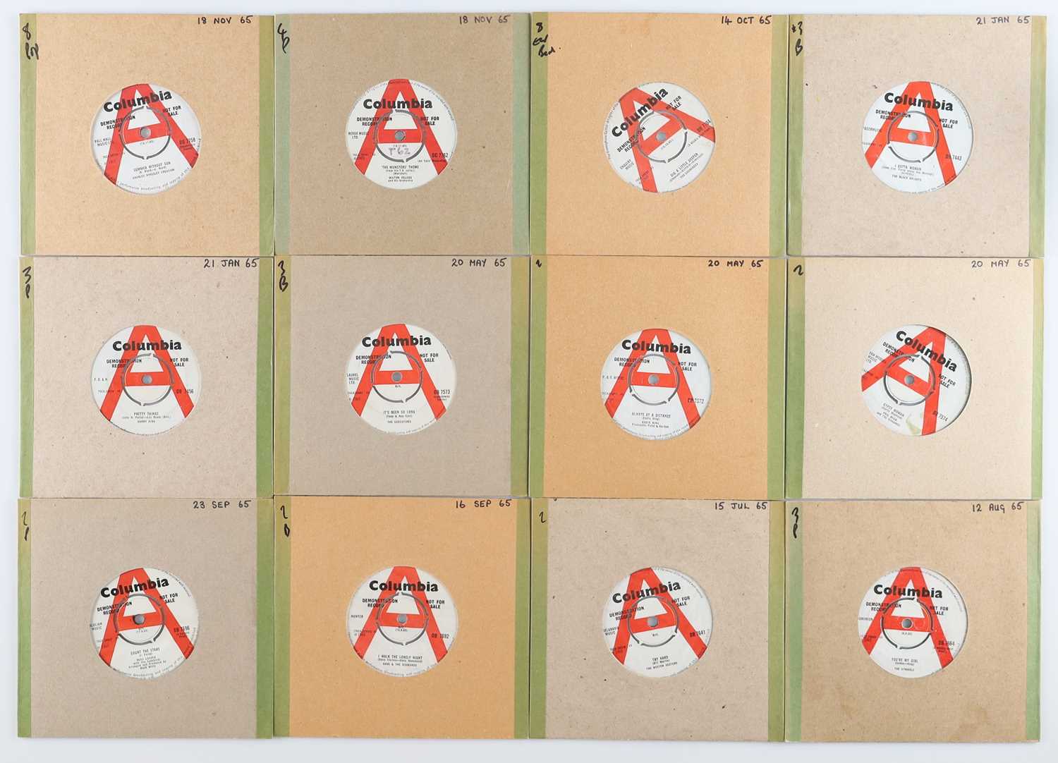 Lot 98 - UK 60'S COLUMBIA DEMO 7" PACK - CHARLES KINGSLEY CREATION, MILTON DELUGG