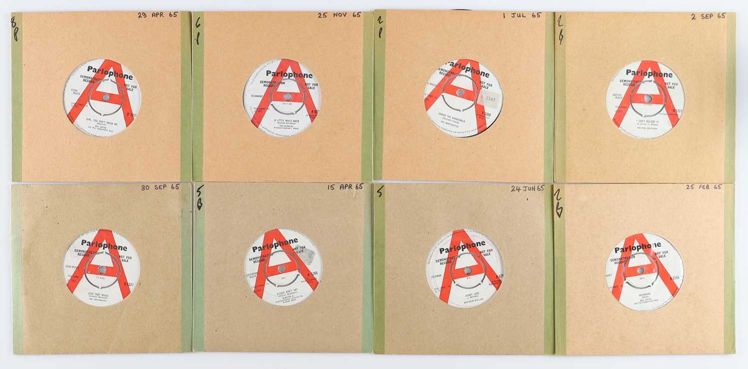 Lot 99 - UK 60'S POP/BEAT PARLOPHONE DEMOS 7" PACK - REY ANTON, THE SHINDIGS, MARIONETTES