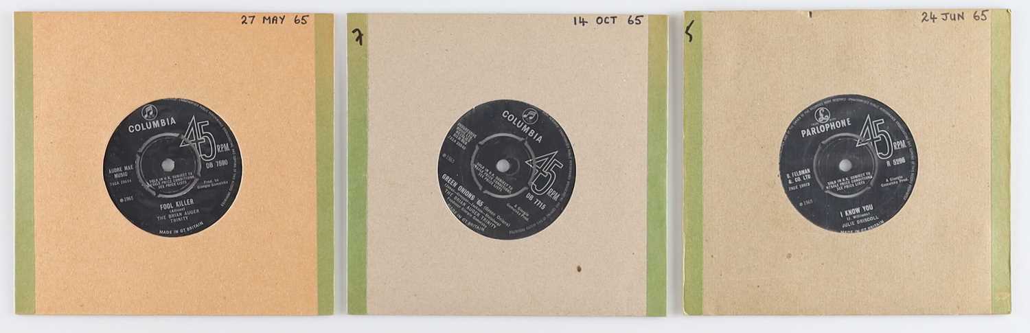 Lot 101 - UK 60'S BRIAN AUGER TRINITY & JULIE DRISCOLL 7" RARE PACK