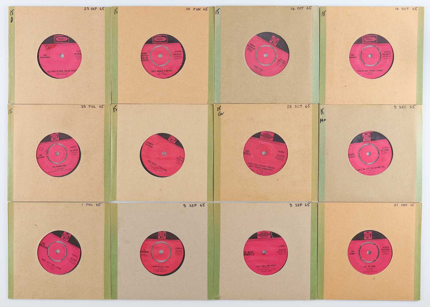 Lot 112 - UK PYE 60'S POP, SOUL, BEAT, MOD 7" PACK - THE MONTANAS, BUDDY BRITTEN + MORE