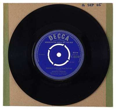 Lot 125 - SONNY CHILDE – GIVING UP ON LOVE UK DECCA 7” DEMO (F.12218)