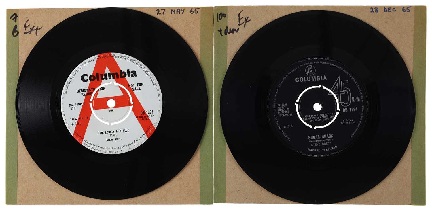 Lot 127 - STEVE BRETT – 7” DEMO & 7" STOCK COPY  (DB 7581 / DB 7794)