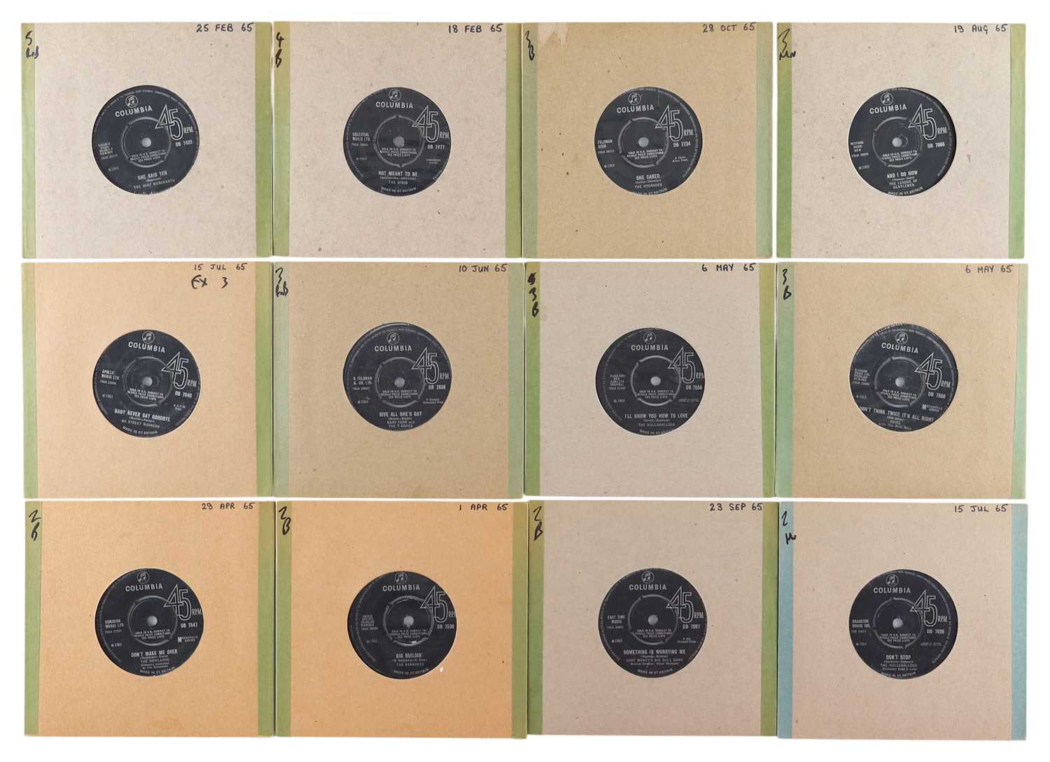 Lot 133 - UK 60's BEAT, R&B 7" PACK - BEAT MERCHANTS, THE DISCS, THE HYGRADES + MORE