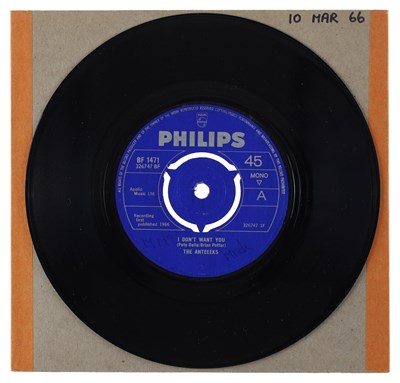 Lot 138 - THE ANTEEEKS – I DON'T WANT YOU UK PHILIPS 7” (BF 1471)