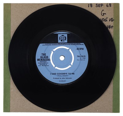 Lot 172 - THE GLASS MENAGERIE – I SAID GOODBYE TO ME UK PYE 7” (7N.17615)