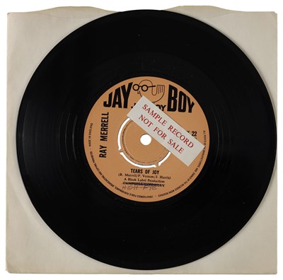 Lot 208 - RAY MERRELL – TEARS OF JOY UK JAY BOY 7” DEMO (BOY 22)