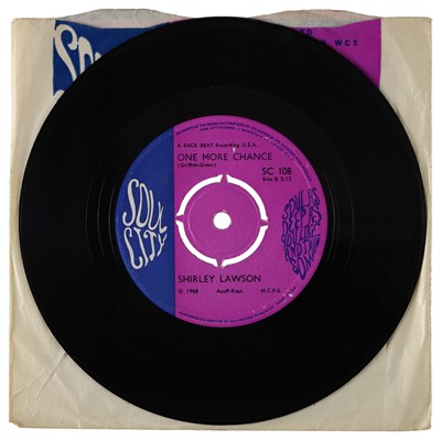 Lot 220 - SHIRLEY LAWSON – THE STAR UK SOUL CITY 7” (SC 108)