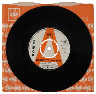 Lot 225 - LIZ CHRISTIAN – SUDDENLY YOU FIND LOVE UK CBS 7” (202520)