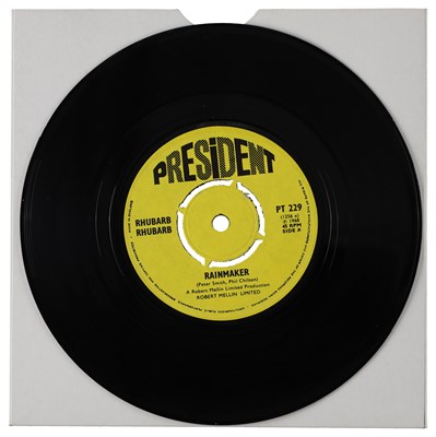 Lot 247 - RHUBARB – RAINMAKER UK PRESIDENT 7” (PT 229)