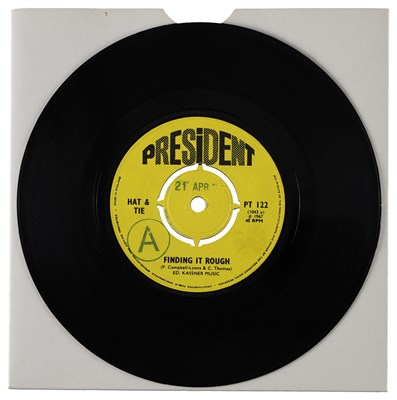 Lot 249 - HAT & TIE – FINDING IT ROUGH UK PRESIDENT 7” (PT 122)