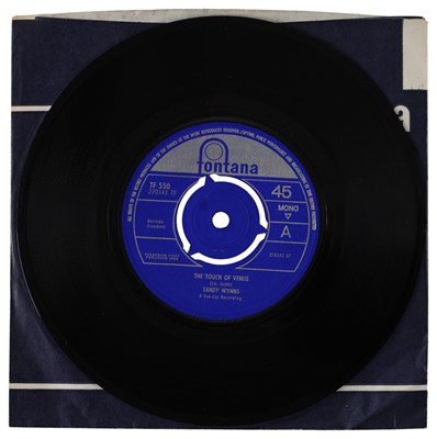 Lot 252 - SANDY WYNNS – THE TOUCH OF VENUS UK FONTANA 7” (TF 550)