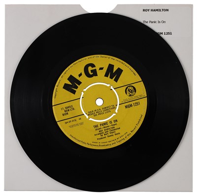 Lot 266 - ROY HAMILTON – THE PANIC IS ON UK M-G-M 7” (MGM-1251)
