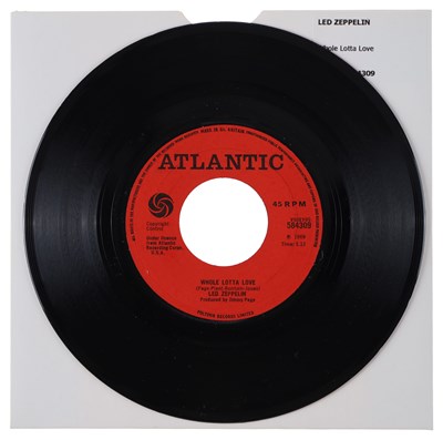 Lot 289 - LED ZEPPELIN - WHOLE LOTTA LOVE UK 7" SINGLE ON ATLANTIC (584309)