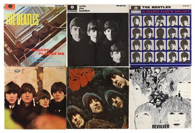 Lot 232 - THE BEATLES - UK ORGINAL LP PACK WITH A BUNDLE OF NEMS BAGS