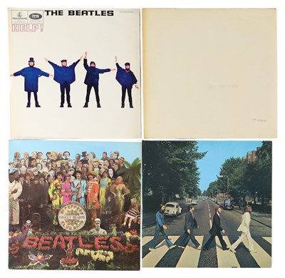 Lot 234 - THE BEATLES - UK ORIGINAL LPS PACK, NUM WHITE ALBUM, NO HER MAJESTY ABBEY RD + MORE