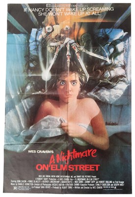 Lot 70 - NIGHTMARE ON ELM STREET (1984) - ORIGINAL PAKISTANI FILM POSTER.