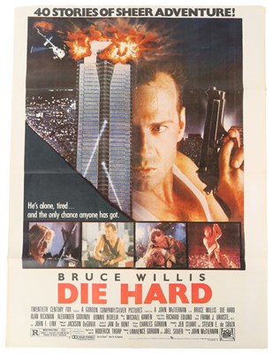 Lot 81 - DIE HARD (1988) - ORIGINAL PAKISTANI FILM POSTER.