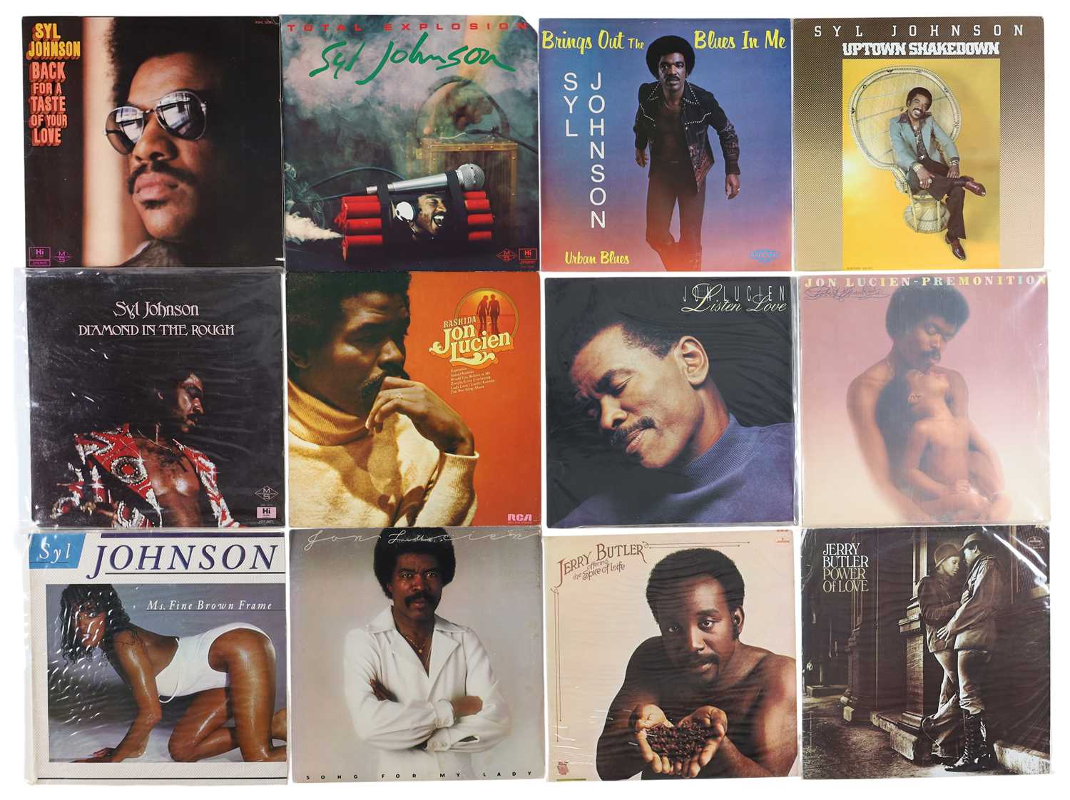 Lot 32 - RARE GROOVE AND DEEP FUNK/ SOUL LP'S INCLUDING SYL JOHNSON, JON LUCIEN