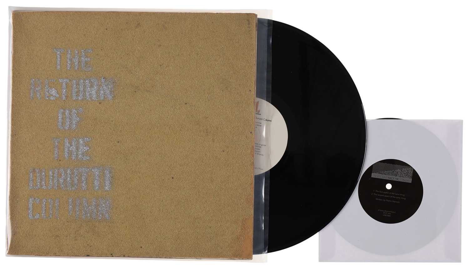 Lot 1 - THE DURUTTI COLUMN - 'RETURN OF THE DURUTTI COLUMN' LP - SANDPAPER SLEEVE + FLEXI