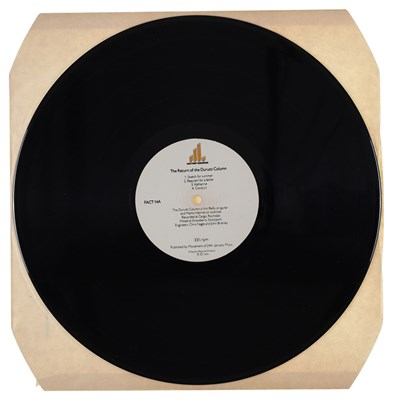 Lot 1 - THE DURUTTI COLUMN - 'RETURN OF THE DURUTTI COLUMN' LP - SANDPAPER SLEEVE + FLEXI