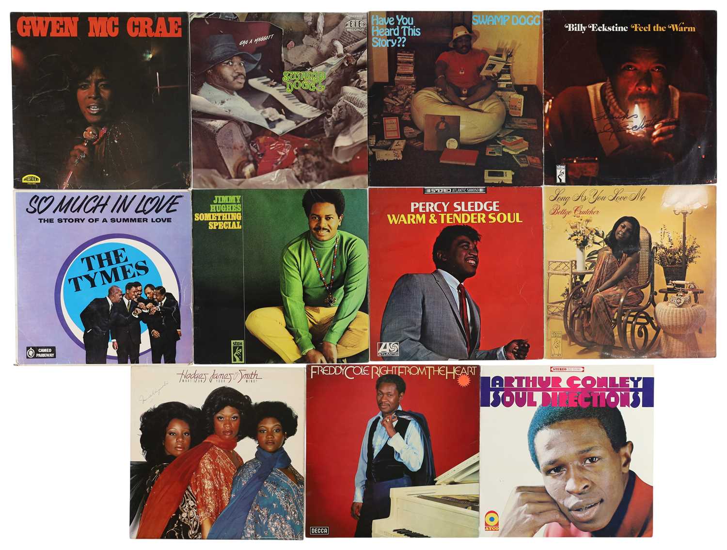 Lot 35 - RARE AND CLASSIC SOUL, FUNK, NORTHERN SOUL UK AND EU PRESSINGS INCLUDING SIGNED BILLY ECKSTINE LP