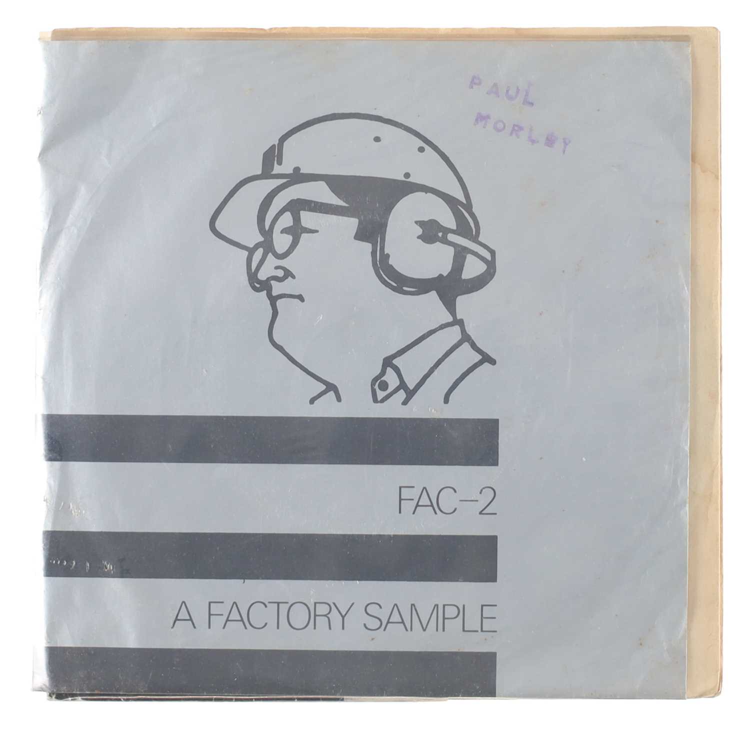 Lot 4 - A FACTORY SAMPLE' DOUBLE 7" - UK 1979 FAC-2 - JOURNALIST PAUL MORLEY'S COPY