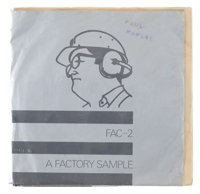 Lot 4 - A FACTORY SAMPLE' DOUBLE 7" - UK 1979 FAC-2 - JOURNALIST PAUL MORLEY'S COPY