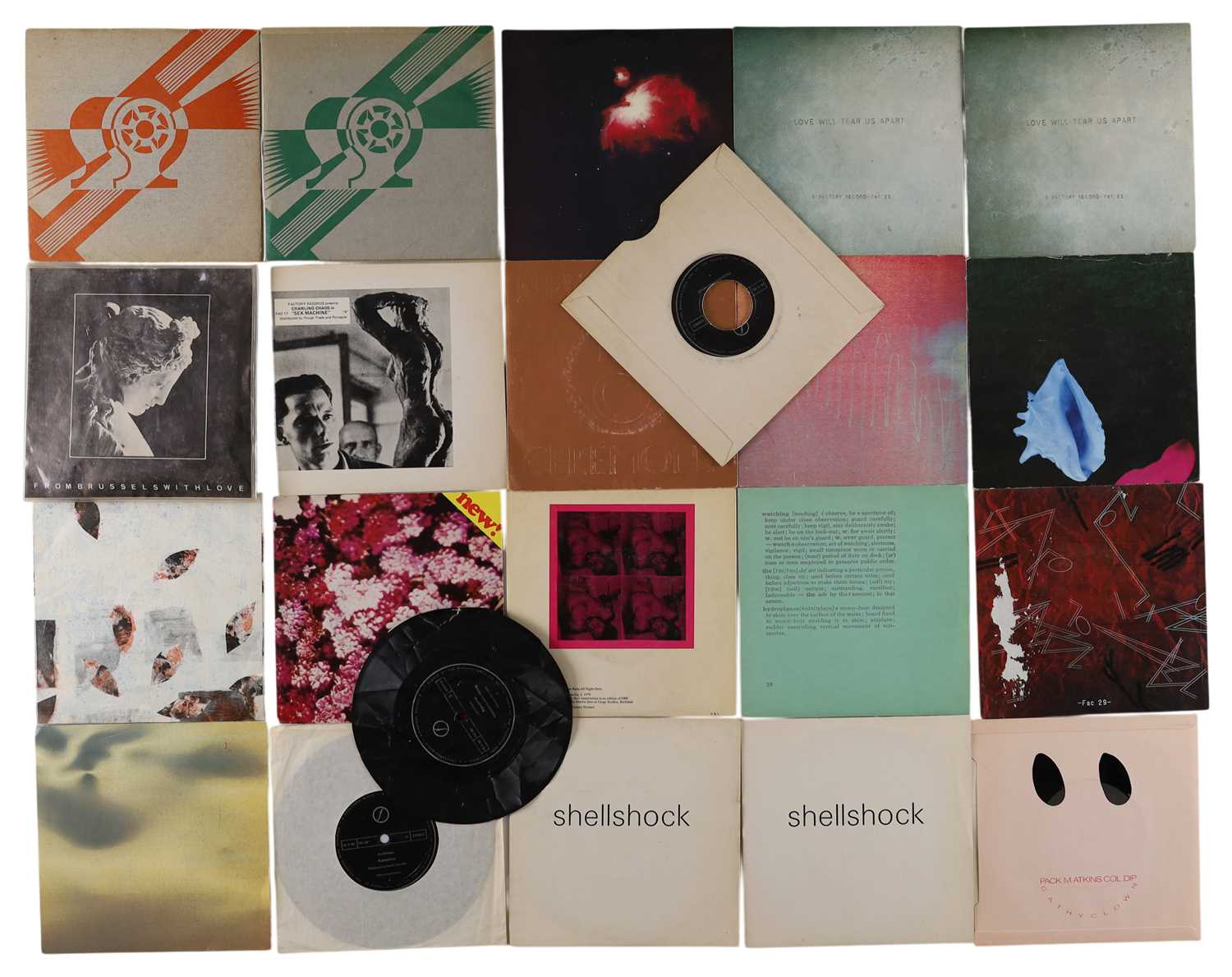 Lot 6 - JOY DIVISION & FACTORY RECORDS 7" SINGLES & PRIVATE PRESS