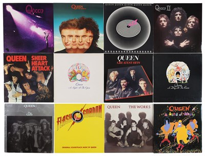 Lot 258 - QUEEN - LP AND 12" SINGLE PACK