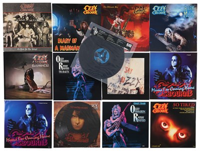 Lot 260 - OZZY OSBOURNE - LP AND 12" SINGLE PACK