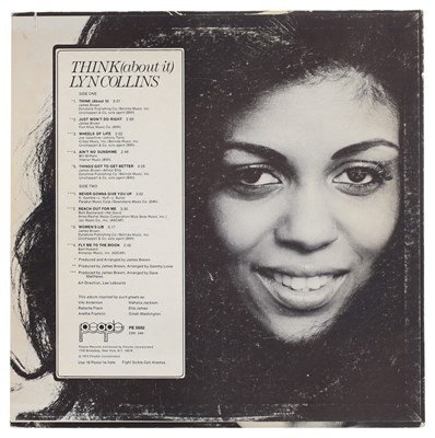 Lot 41 - LYNN COLLINS - 'THINK (ABOUT IT)' LP - USA 1972, PEOPLE RECORDS