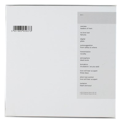 Lot 11 - JOY DIVISION - + - SINGLES 1978-80 BOX SET (5186595937)