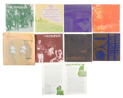 Lot 140 - SARAH RECORDS 7" PACK - THE POPPYHEADS, THE SPRINGFIELDS, HEAVENLY + MORE