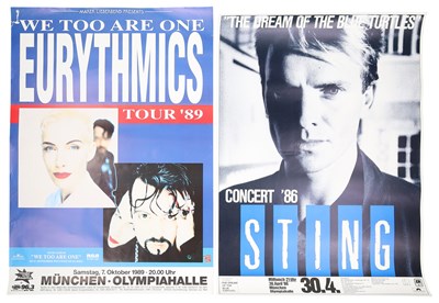 Lot 97 - POP INC FRANKIE GOES TO HOLLYWOOD - GERMAN CONCERT POSTER COLLECTION.