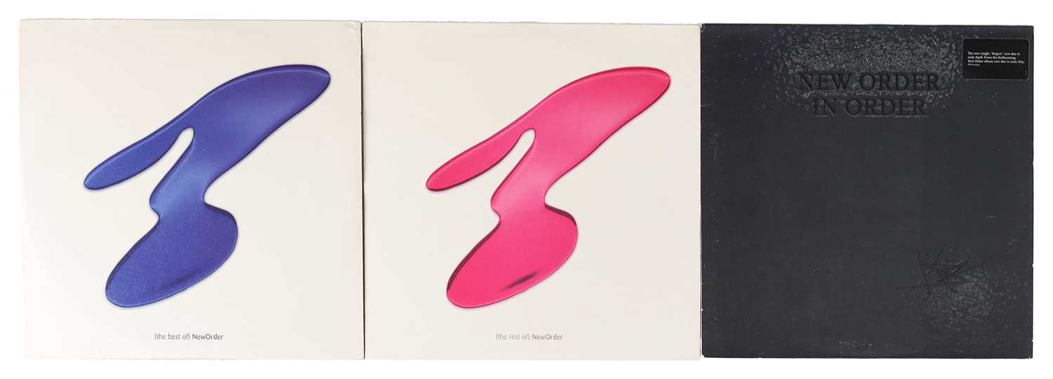 Lot 26 - NEW ORDER - 'THE BEST OF & THE REST OF' + USA PROMO 'IN ORDER'