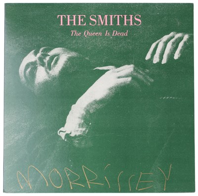 Lot 120 - THE SMITHS - MORRISSEY - SIGNED COPY OF THE QUEEN IS DEAD.
