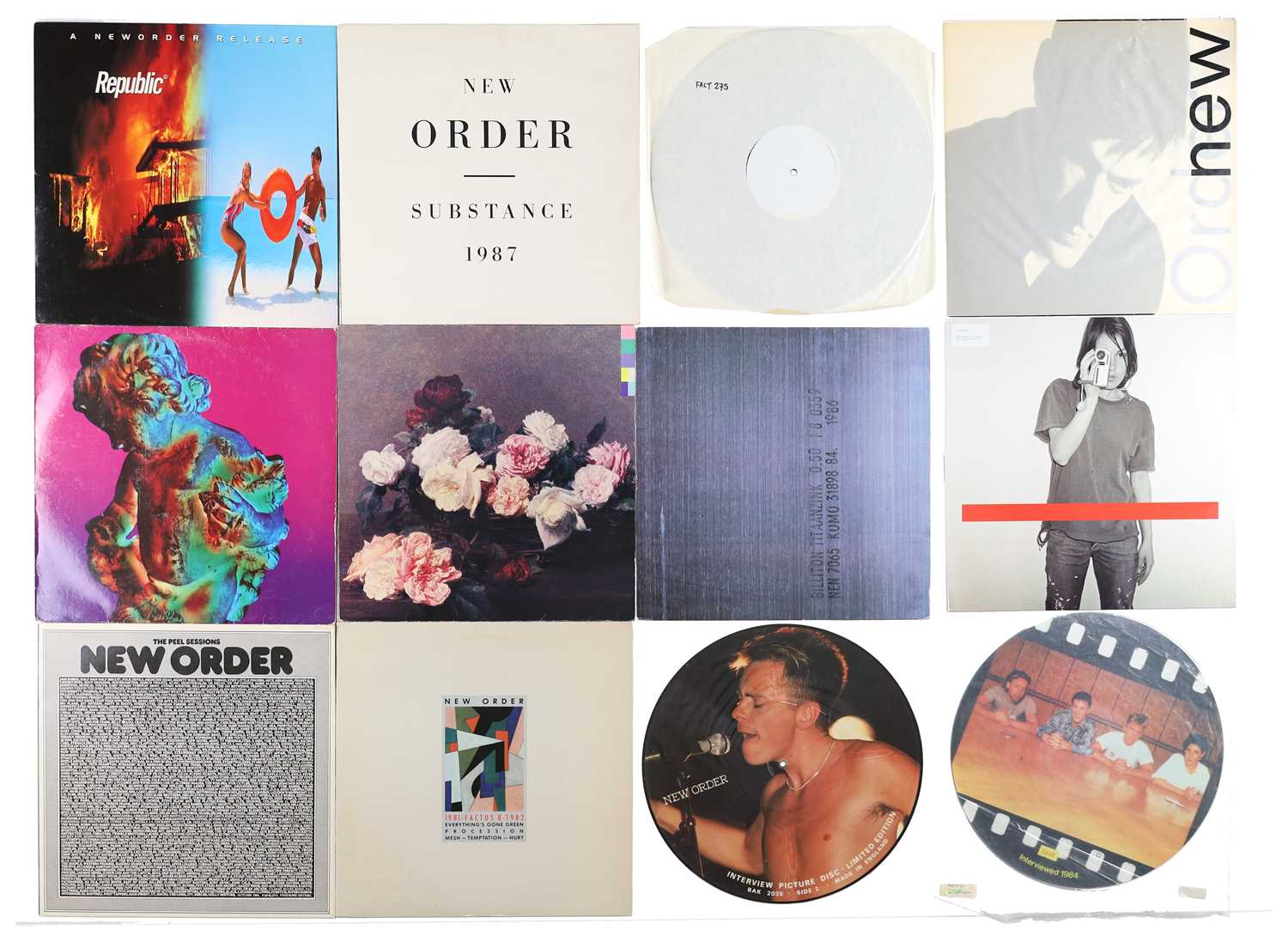 Lot 29 - NEW ORDER STUDIO LPS & MISC RELEASES