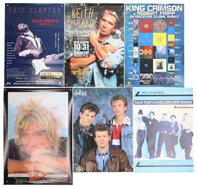 Lot 99 - JAPANESE PROMO POSTER COLLECTION - POP / ROCK - 1990S.