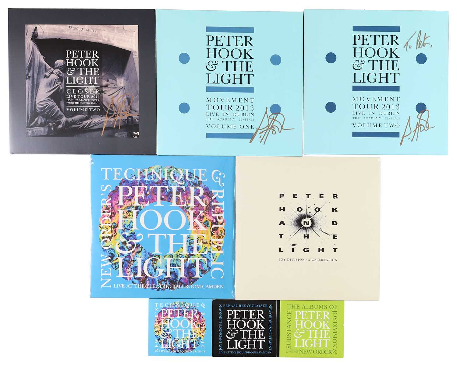 Lot 31 - PETER HOOK & THE LIGHT - SIGNED LP COLLECTION