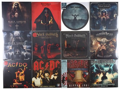 Lot 334 - HEAVY ROCK, METAL MODERN ARCHIVE LP'S INCLUDING BLACK SABBATH, MOTORHEAD