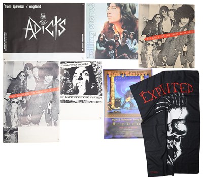 Lot 104 - PROMO POSTER COLLECTION INC JAPANESE/GERMAN POSTERS - POP / ROCK / METAL .