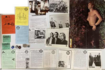 Lot 51 - THE POLICE MEMORABILIA