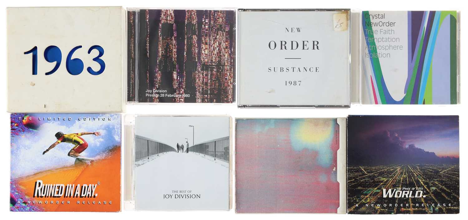 Lot 34 - NEW ORDER & JOY DIVISION STUDIO ALBUMS CDS, LIVE CUTS, PRIVATE RELEASE, IMPORTS