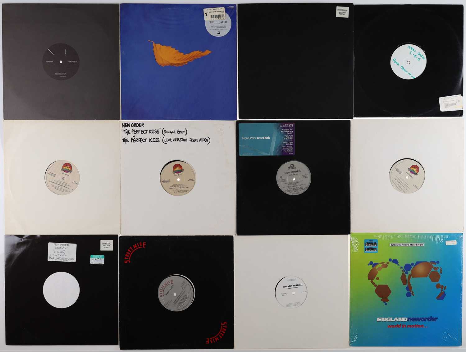 Lot 39 - NEW ORDER 12" PACK - USA, INTERNATIONAL AND UK W/ PROMOS
