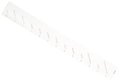 Lot 135 - FACTORY RECORDS / NEW ORDER - ORIGINAL 'TWELVE INCHES OF NEW ORDER' RULER.