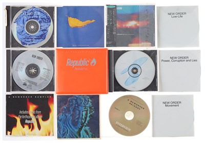 Lot 50 - NEW ORDER PROMO CDS PACK WITH JAPANESE, USA, UK