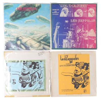 Lot 341 - LED ZEPPELIN PRIVATE PRESSING LP'S INCLUDING RARITIES AND 70'S / 80'S PRESSINGS