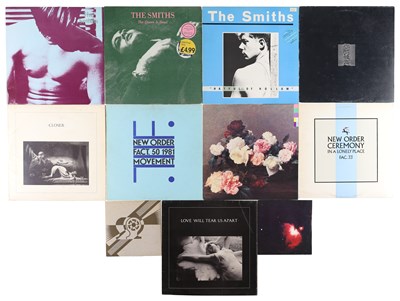 Lot 54 - THE SMITHS, JOY DIVISION, NEW ORDER ORIGINAL LPS, 12" + 7" SINGLES