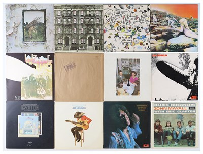 Lot 874 - CLASSIC ROCK, BLUES, JAZZ, HARD ROCK LPS & 7" - LED ZEPPELIN, HENDRIX, JOHN MAYALL